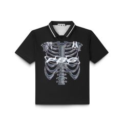 PBG - CHROME SKELETON JERSEY / BLACK
