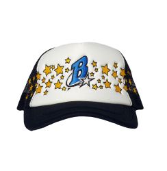 BLUE PLANET - ALL STAR TRUCKER HAT / BLACK - WHITE
