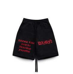 DXMN - ALREADY FAMOUS SHORT PANTS / BLACK-RED