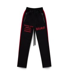 DXMN - ALREADY FAMOUS TRACK PANTS / BLACK-RED