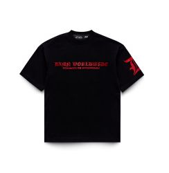 DXMN - ALREADY FAMOUS OVERSIZED TEE / BLACK-RED