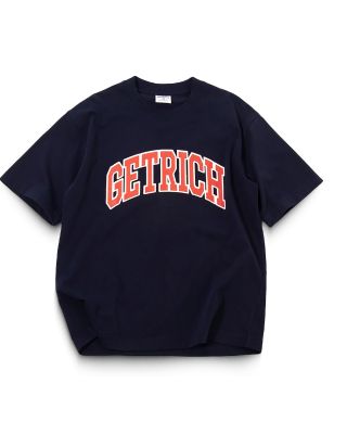 GETRICHEASY - VARSITY LOGO TEE / NAVY