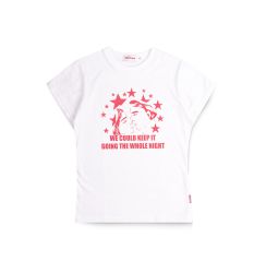 RACCOONCLUB - Kisser  Baby Tee / White