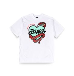 TRIPPY - YEAR OF THE SNAKE TEE / WHITE