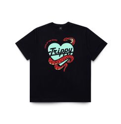 TRIPPY - YEAR OF THE SNAKE TEE / BLACK