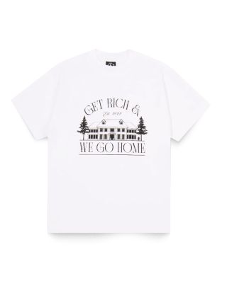 GETRICH AND WE GO HOME - HOME TEE / WHITE