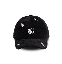 GETRICH AND WE GO HOME - EMBROIDERY DINOSAUR CAP / BLACK