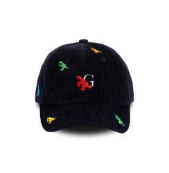 GETRICH AND WE GO HOME - EMBROIDERY DINOSAUR CAP / NAVY