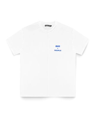 THE BIAS CLUB - BIAS IS PEOPLE TEE / WHITE