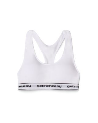 GETRICHEASY - WOMEN'S CLASSIC SPORTS BRA / WHITE