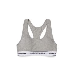 GETRICHEASY - WOMEN'S CLASSIC SPORTS BRA / GREY