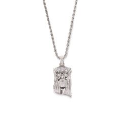 MR_GOLDss PD JESUS FACE (SILVER CZ)
