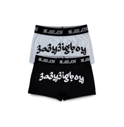 SARAN CLOTHING - TRUNKS BOXER 1BOX / BLACK-WHITE