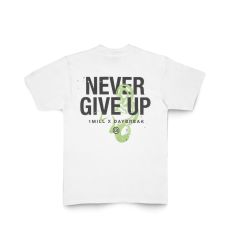 DAYBREAK X 1MILL NEVER GIVE UP TEE / WHITE
