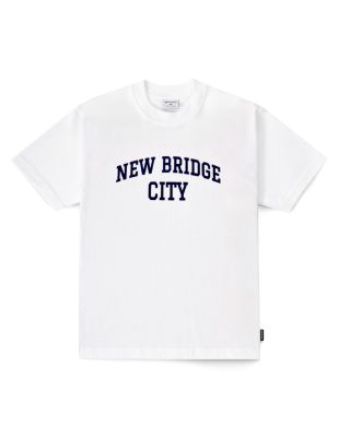 GETRICHEASY - NEW BRIDGE CITY LOGO TEE / WHITE