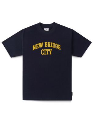 GETRICHEASY - NEW BRIDGE CITY LOGO TEE / NAVY