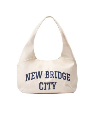 GETRICHEASY - NEW BRIDGE CITY TOTE BAG / NATURAL