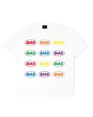 THE BIAS CLUB - COLORFULLY BIASED / WHITE