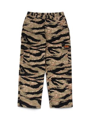 GETRICHEASY - MILITARY CARGO PANTS / TIGER STRIPE CAMO