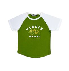 VGH - GANG BABY TEE / GREEN-WHITE