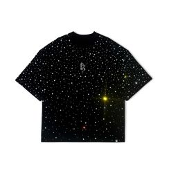 TZ WORLDWIDE - DIAMOND WHITE GALAXY TEE / BLACK