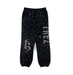 TZ WORLDWIDE - WHITE DIAMOND GALAXY PANTS / BLACK