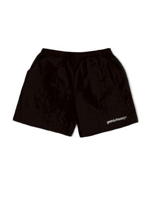 GETRICHEASY - RIPSTOP NYLON SHORTS / BLACK