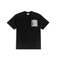 GETRICHEASY - POCKET TEE / BLACK