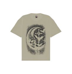 HEAVENTOWNBOY - DEADVERSE LUNAR CURSE TEE / TAUPE MOCK