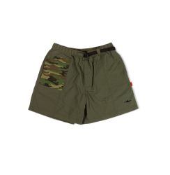 LOVE AND DESTROY - NYLON SHORT PANTS / OLIVE
