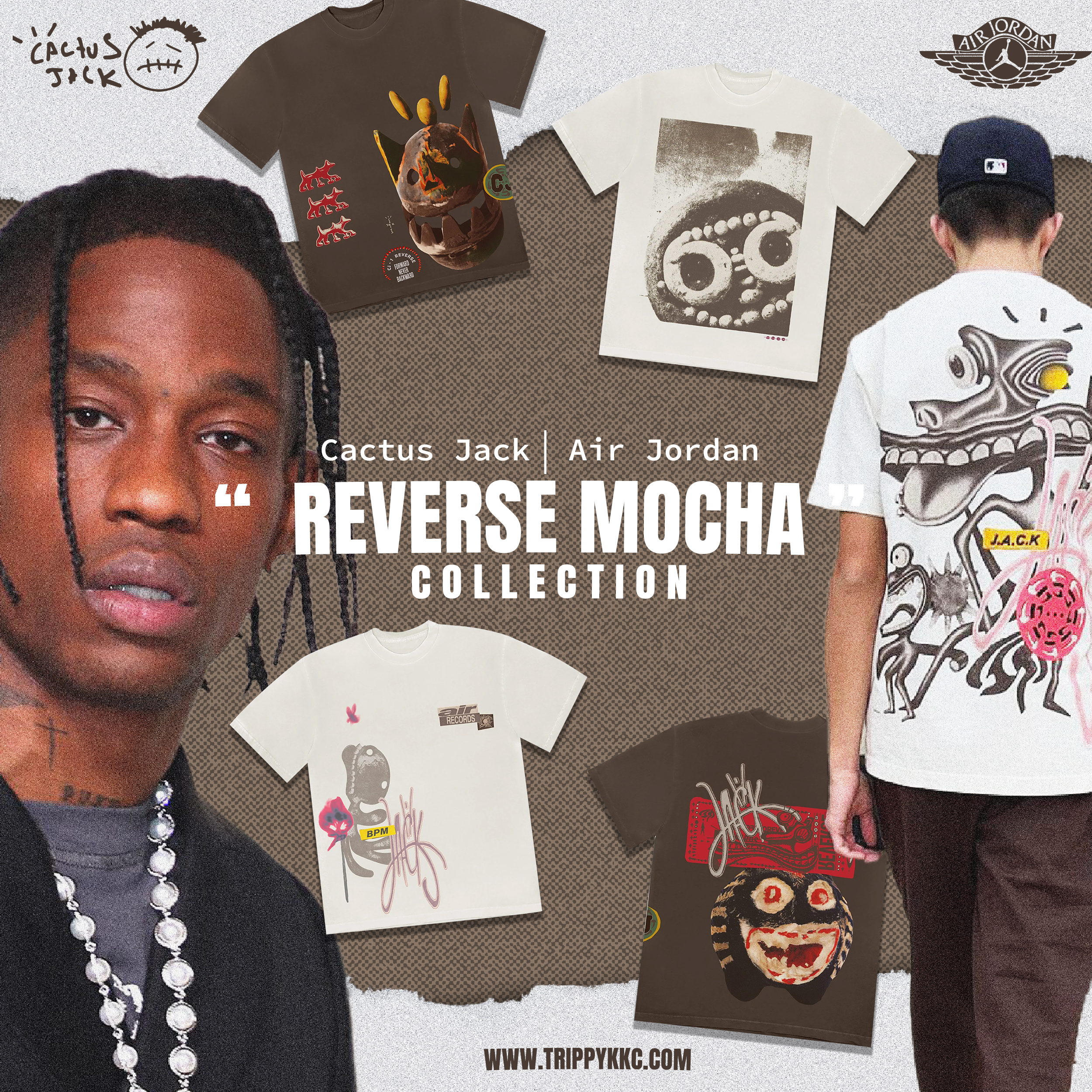 CACTUS JACK ได้ปล่อยคอลเลคชั่นในชื่อว่า Reverse Mocha Collection