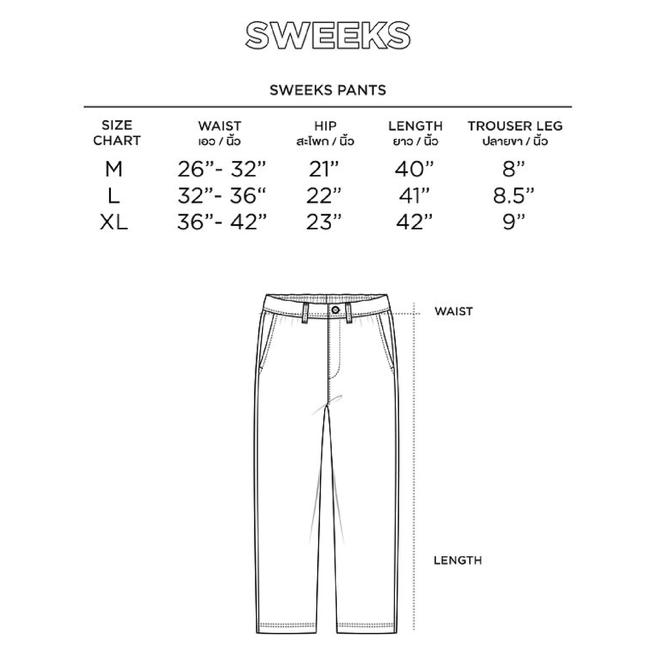 SWEEKS RIPSTOP CARGO PANTS / BEIGE ฿1,890 บาท